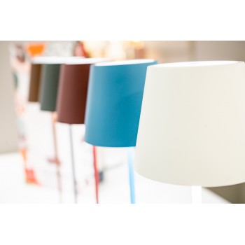 Lampada da tavolo Led di Zafferano collezione Poldina colore Bianco