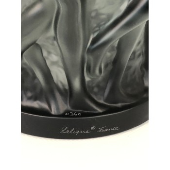 Vaso Baccanti in cristallo grigio scuro Lalique