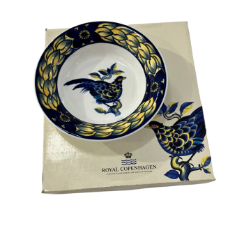 Coppetta con fagiano Royal Copenaghen Blue Pheasant